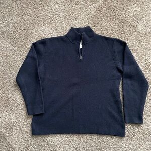 Patagonia, vintage 2000's, Cashmere Zip Neck Sweater